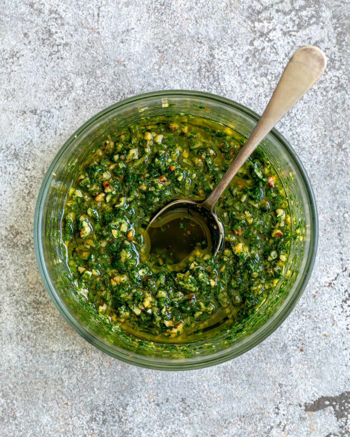 Gremolata in a bowl