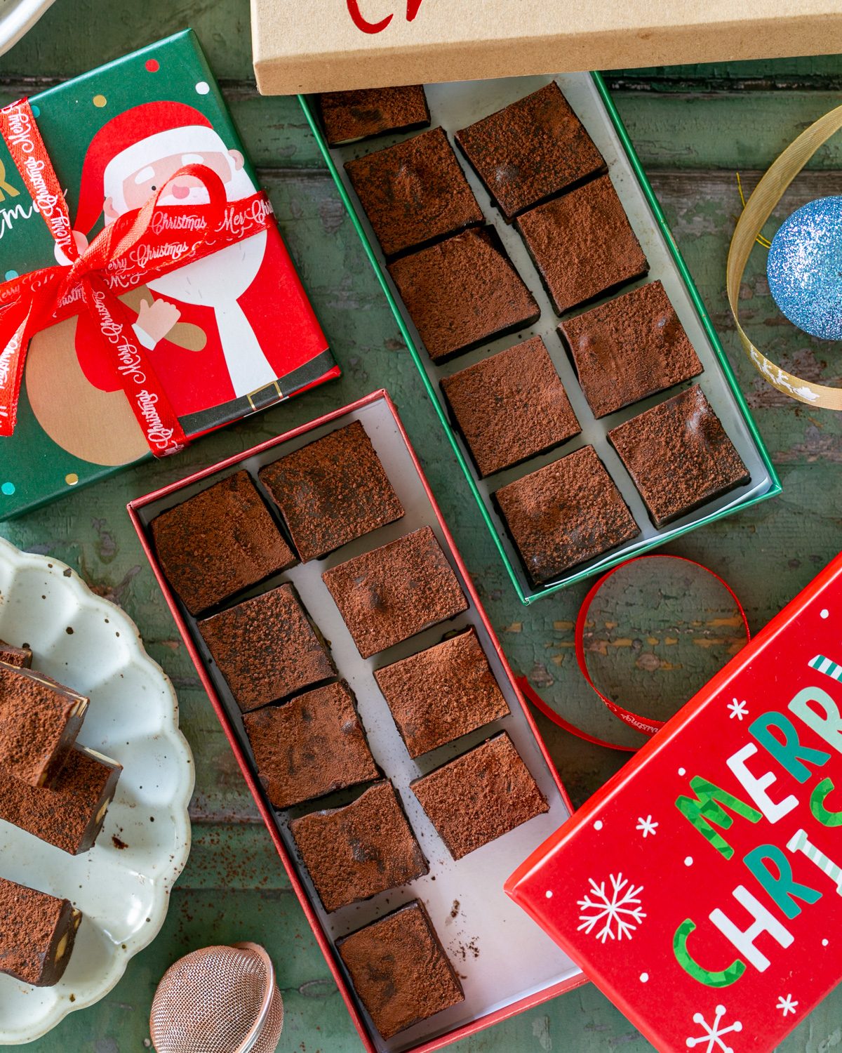 Chocolate pralines Christmas gift idea