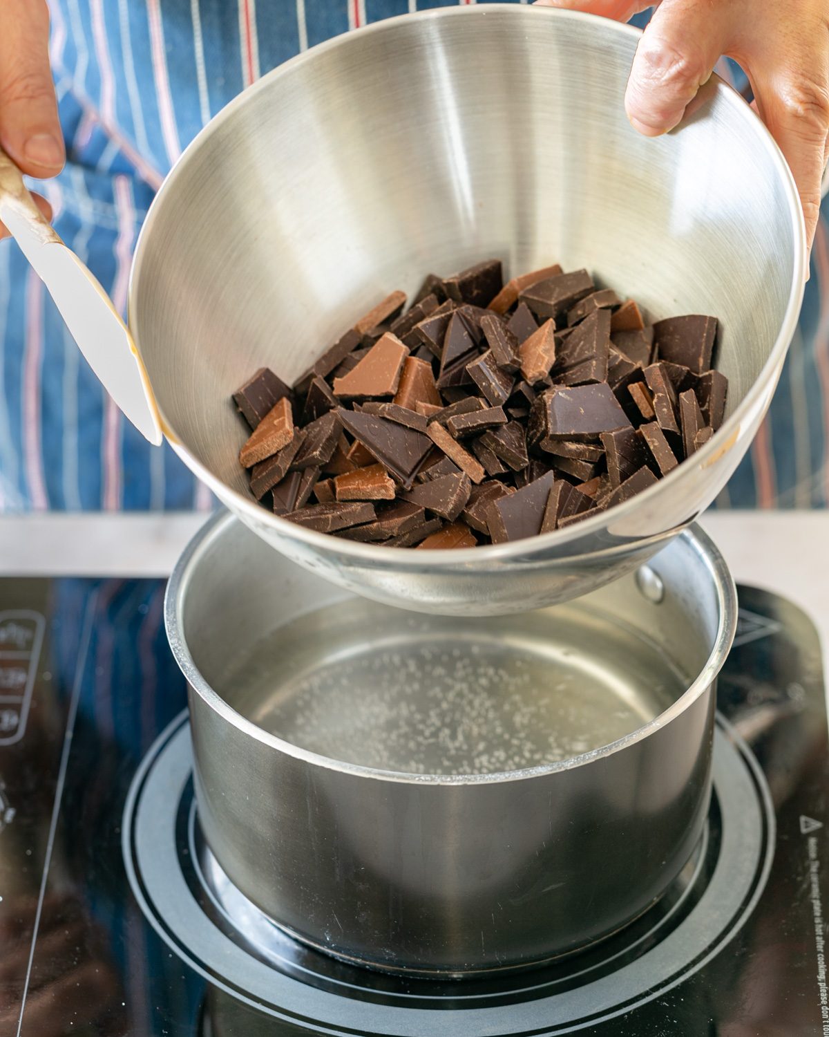 Melting chocolate