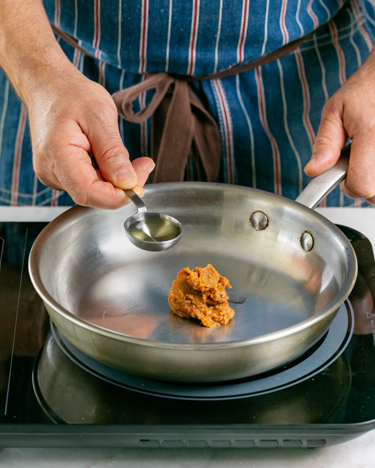 Making the miso glaze